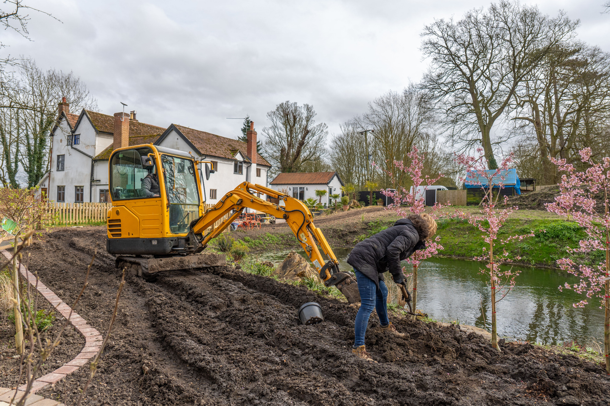 Work beginning on the Sophie Serenity Garden